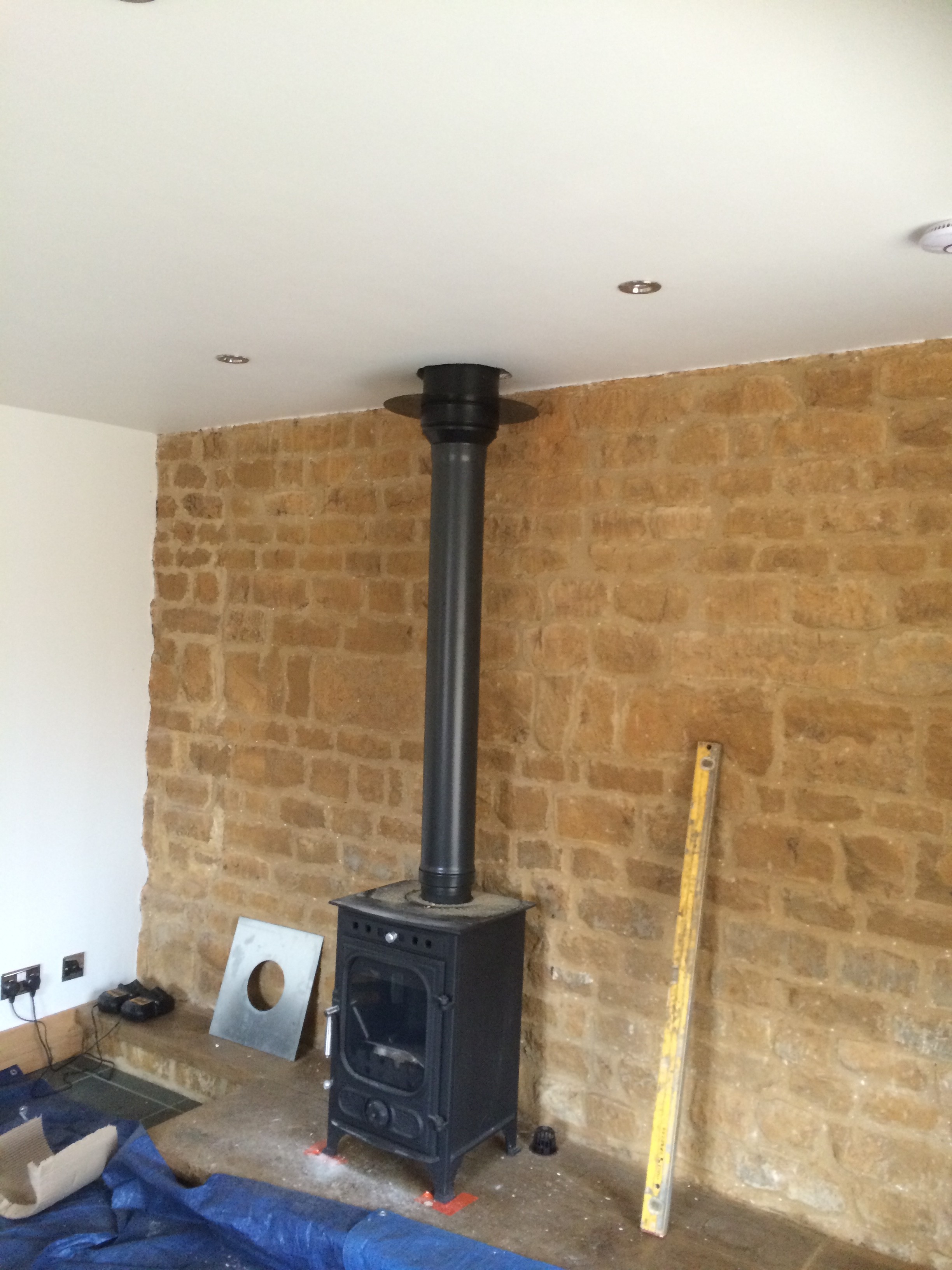 Twin Wall Stove Installation